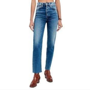 RE/DONE Ultra High Rise 70s Stovepipe Jeans Medium Wash Size 29